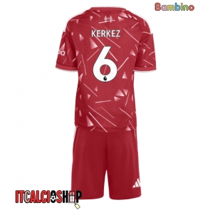 Liverpool Milos Kerkez #6 Prima Maglia Bambino 2026-27 Manica Corta (+ Pantaloni corti)